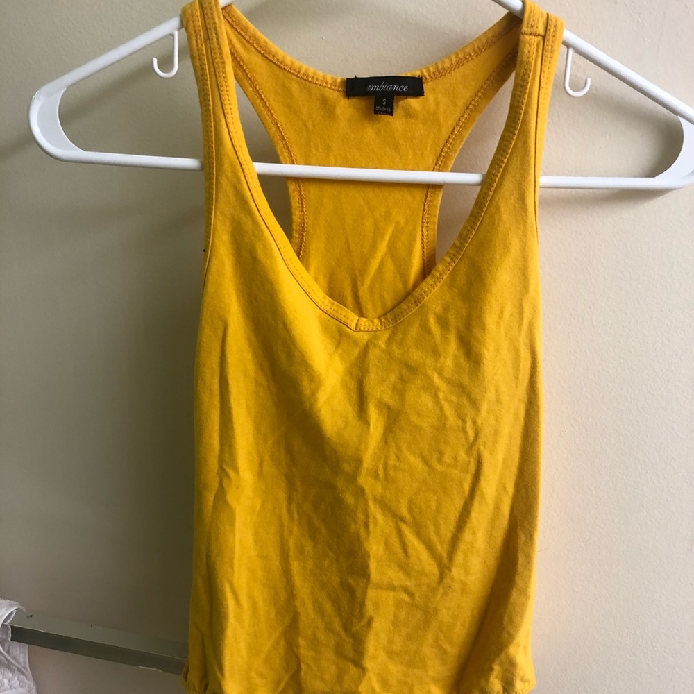 Yellow Halter Bodysuit